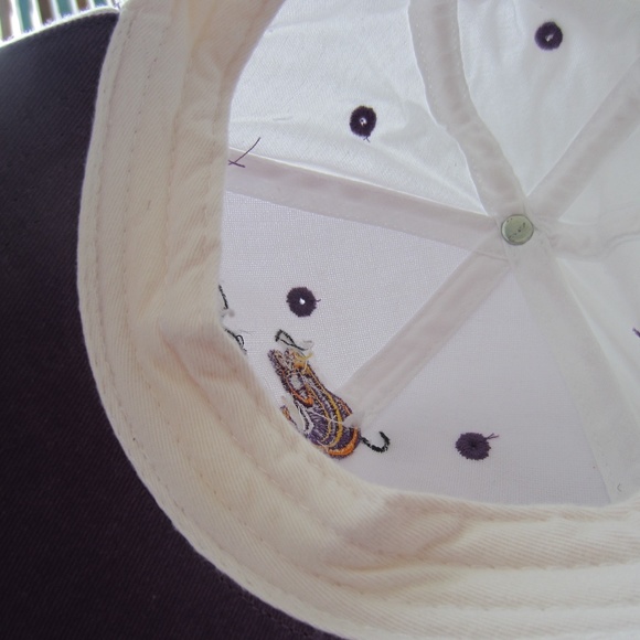 VINTAGE Purple Cap 90s 00s look - Picture 2 of 4